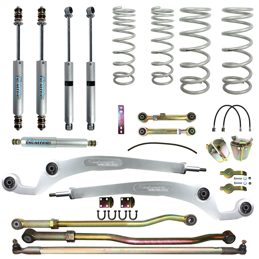 Superior Engineering 3 Inch (75mm) Lift Kit Suitable For Nissan Patrol GU 98 on Ute - SUP-GU1-U-KIT-3INCH
